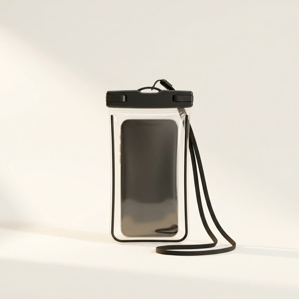 Herluxes waterdichte telefoonhoes IPX8 transparant strand zwembad