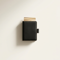 Herluxes slim wallet zwart dunne RFID portemonnee vegan leer