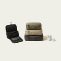 Herluxes complete inpak-set packcubes toilettas reisadapter voordeelset