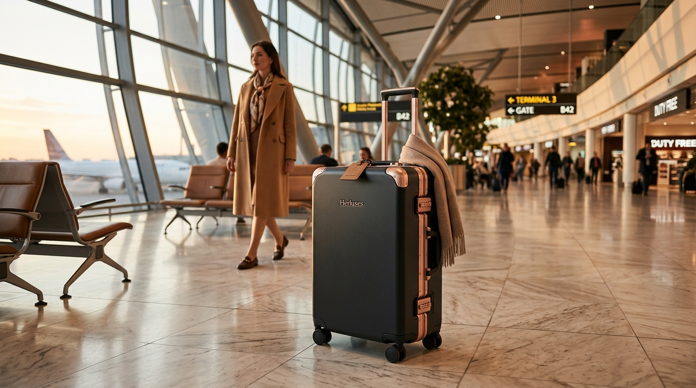 Herluxes LuxCarry koffer lifestyle airport