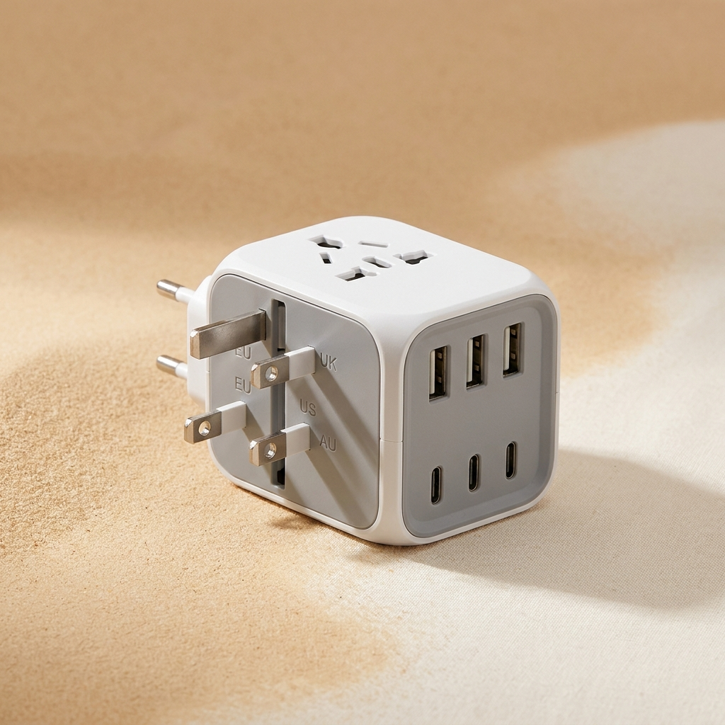 Herluxes PowerPlug Pro universele reisadapter met USB-C PD