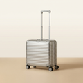 Herluxes LuxCarry Underseater zilveren aluminium-look handbagage koffer